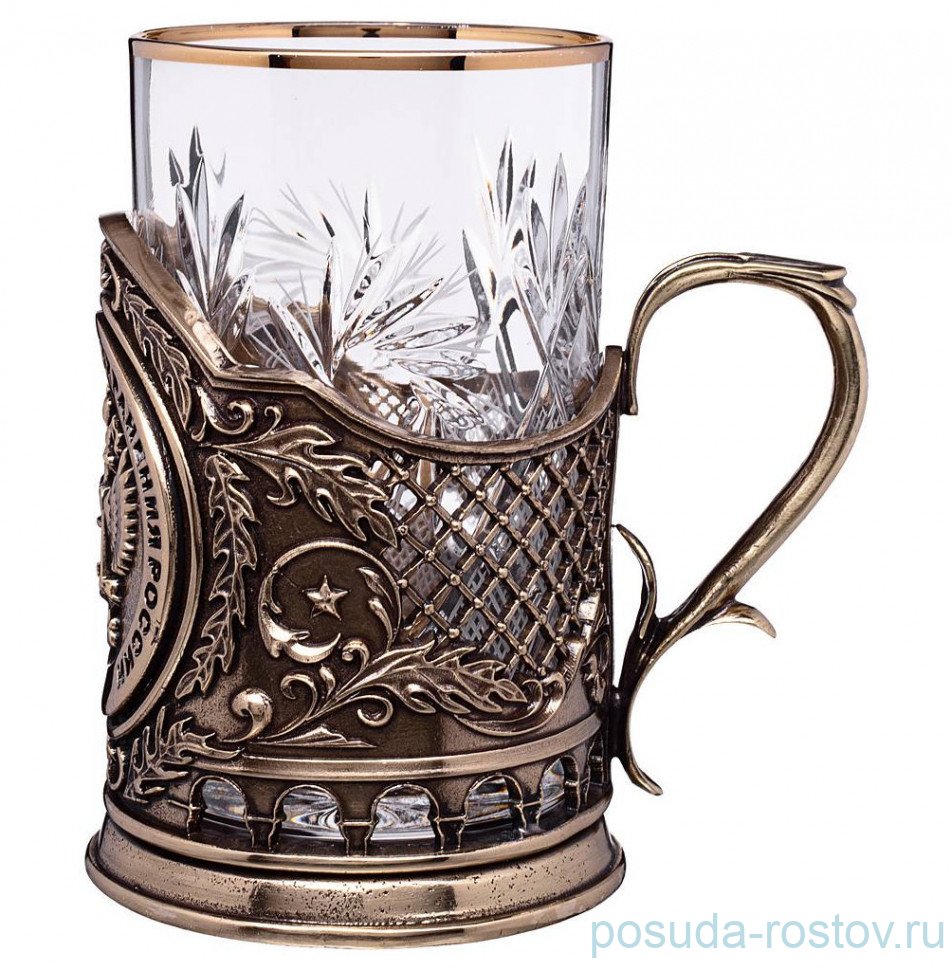 Стакан для чая 250 мл с подстаканником "Министерство здравоохранения" / 293514