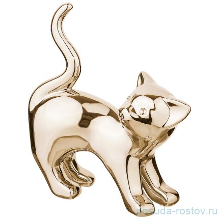 Статуэтка 17 х 8 х 19 см &quot;Кошечка /Золотая коллекция&quot; / 193050